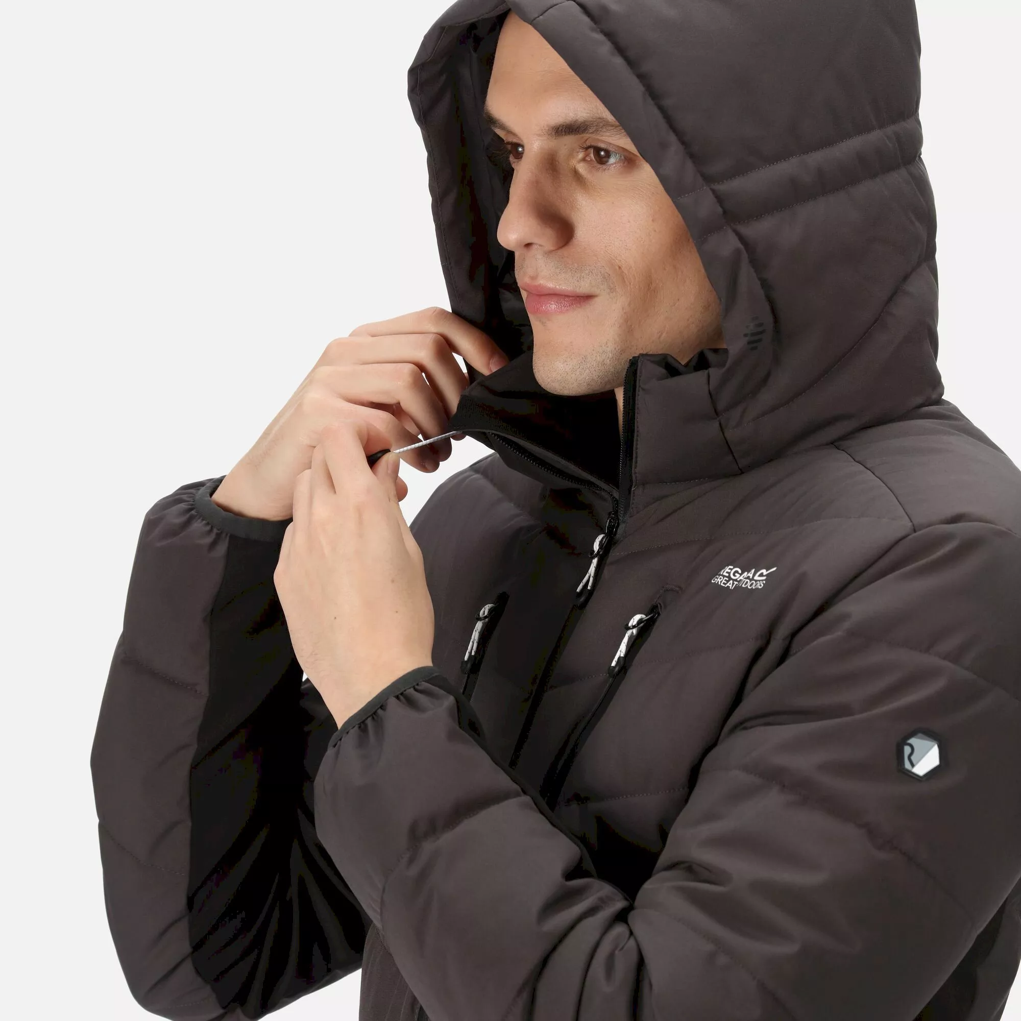 Regatta Men's Cranmore Padded Jacket | Ash - Image 6