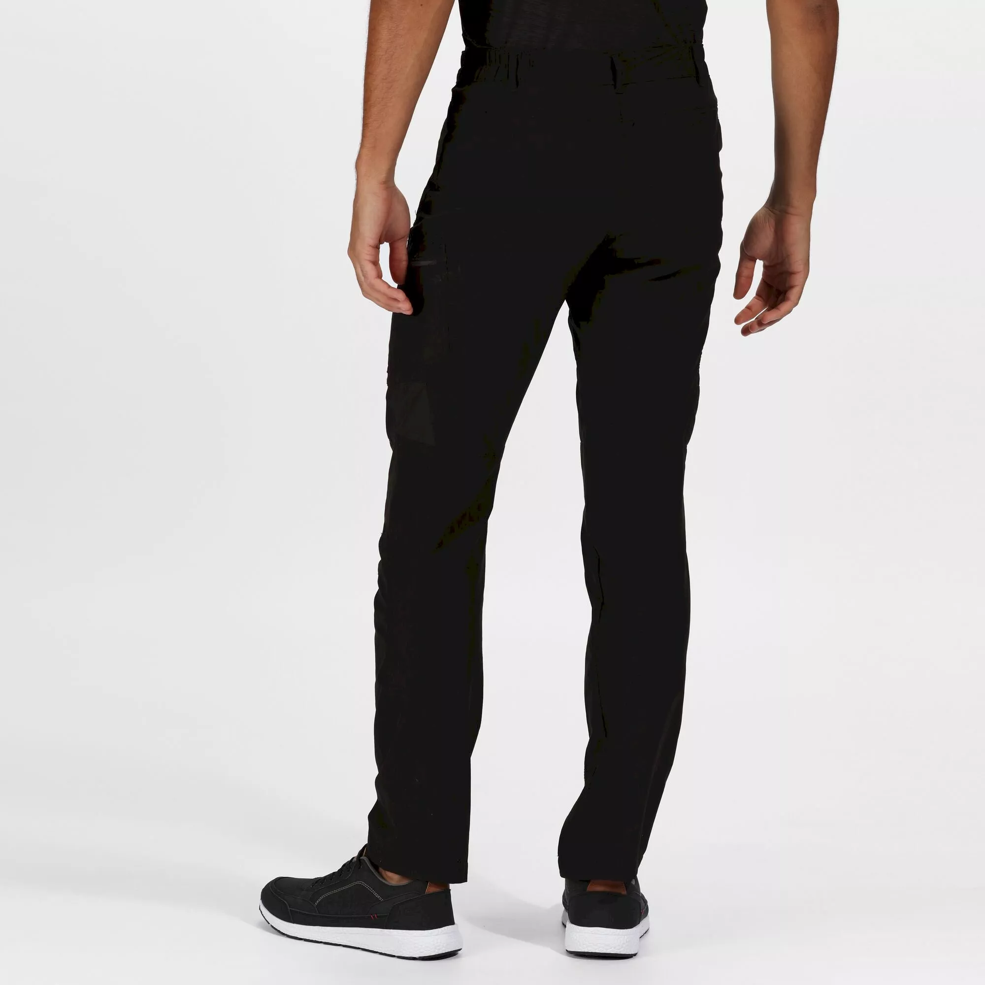 Regatta Men's Highton Stretch Walking Trousers RMJ216- Black - Image 2