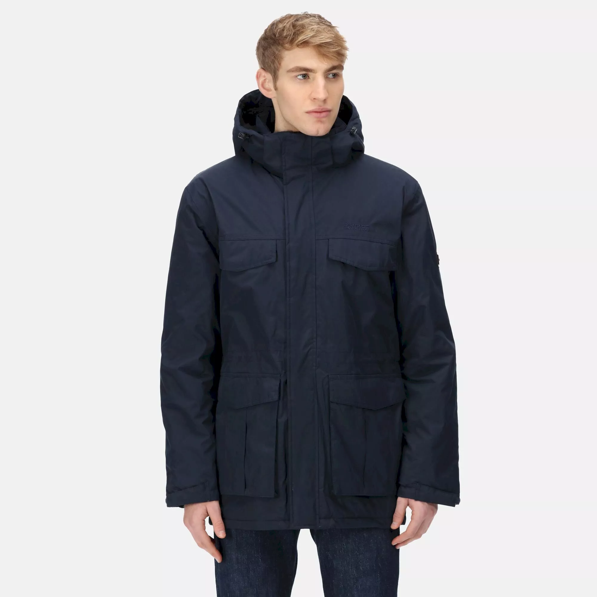 Regatta Men's Palben Waterproof Jacket Navy - Image 2