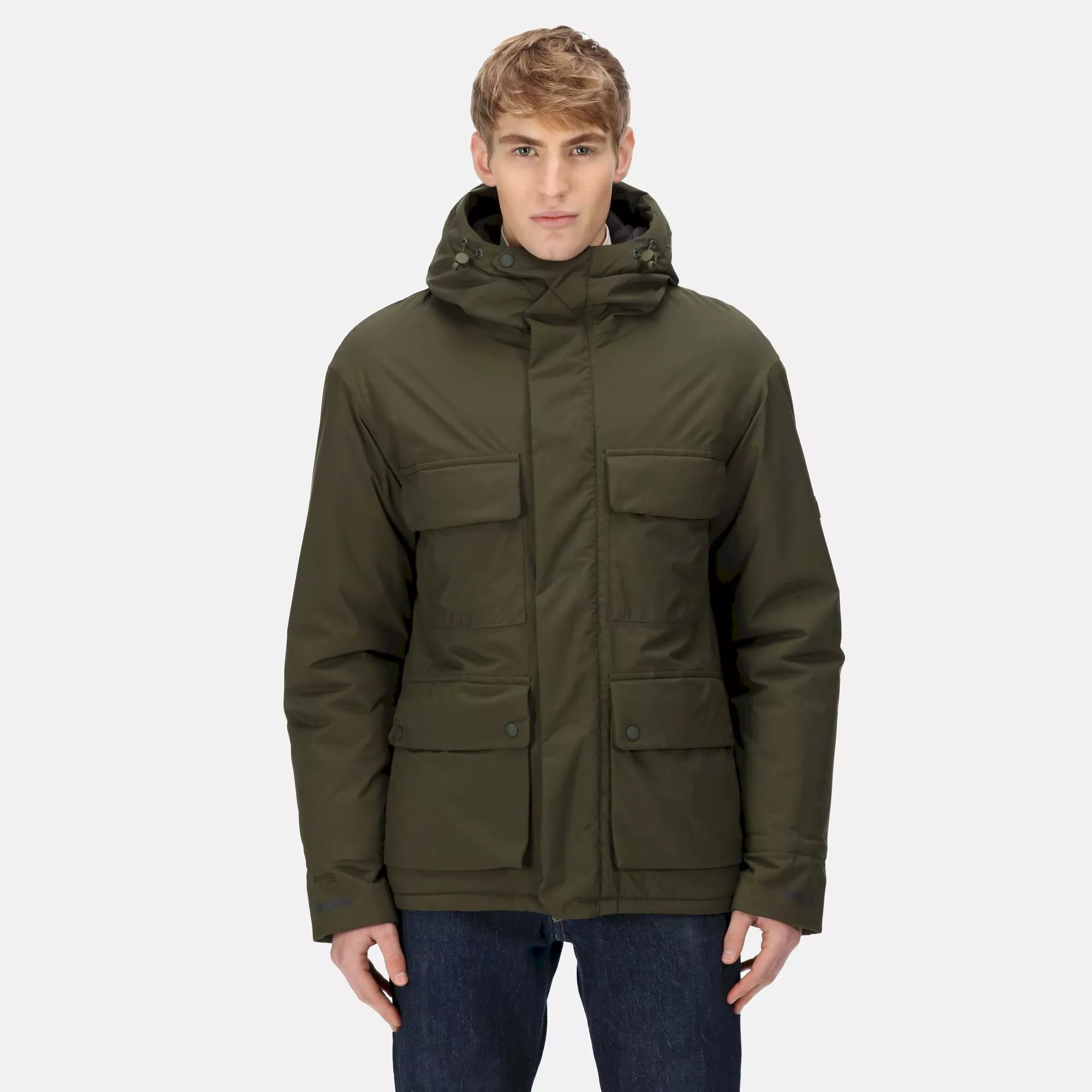 Regatta Men's Raylan Waterproof Jacket Dark Khaki - Image 2