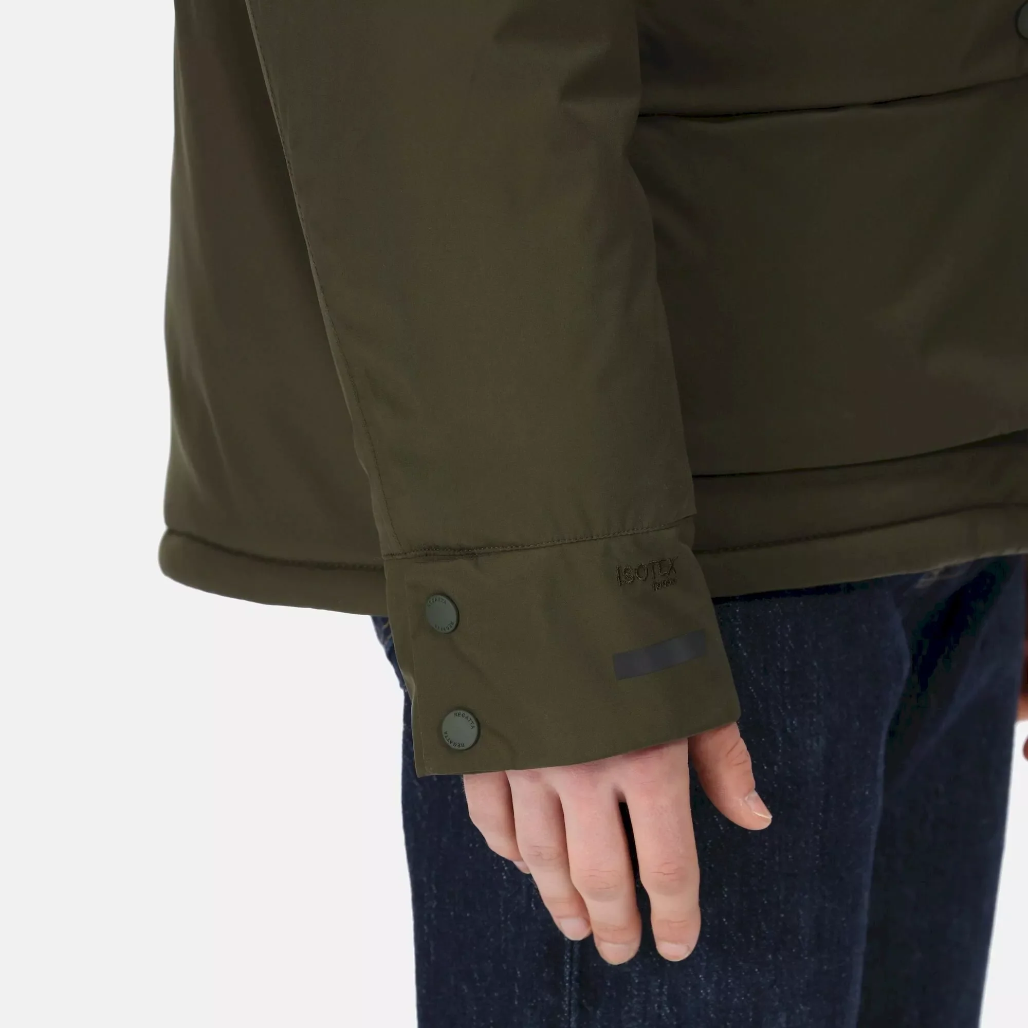 Regatta Men's Raylan Waterproof Jacket Dark Khaki - Image 6