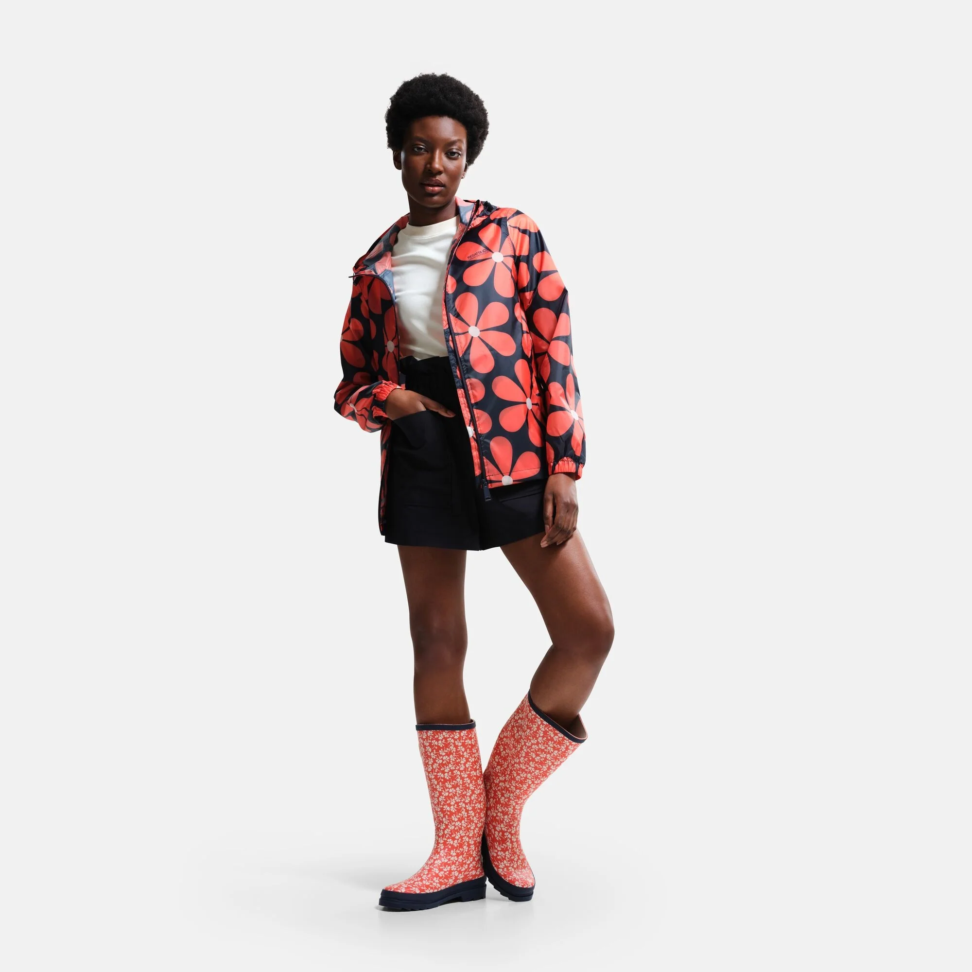 Regatta Orla Kiely Waterproof Pack-It Jacket - Image 15