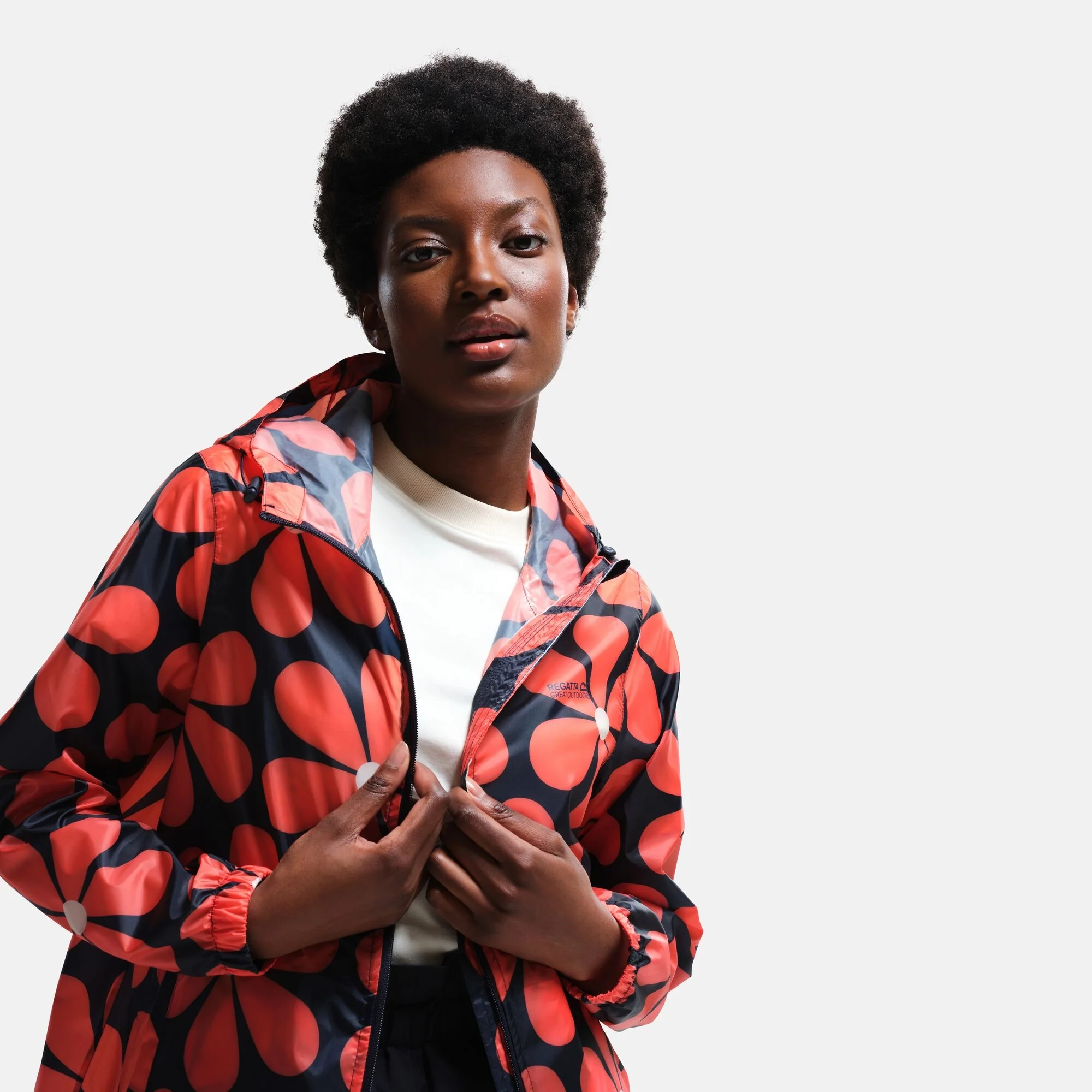 Regatta Orla Kiely Waterproof Pack-It Jacket - Image 16