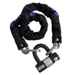 SAS 10mm Heavy Duty Security Square Chain & Padlock 2000 x 10mm 1.0 – 2.0 metres long