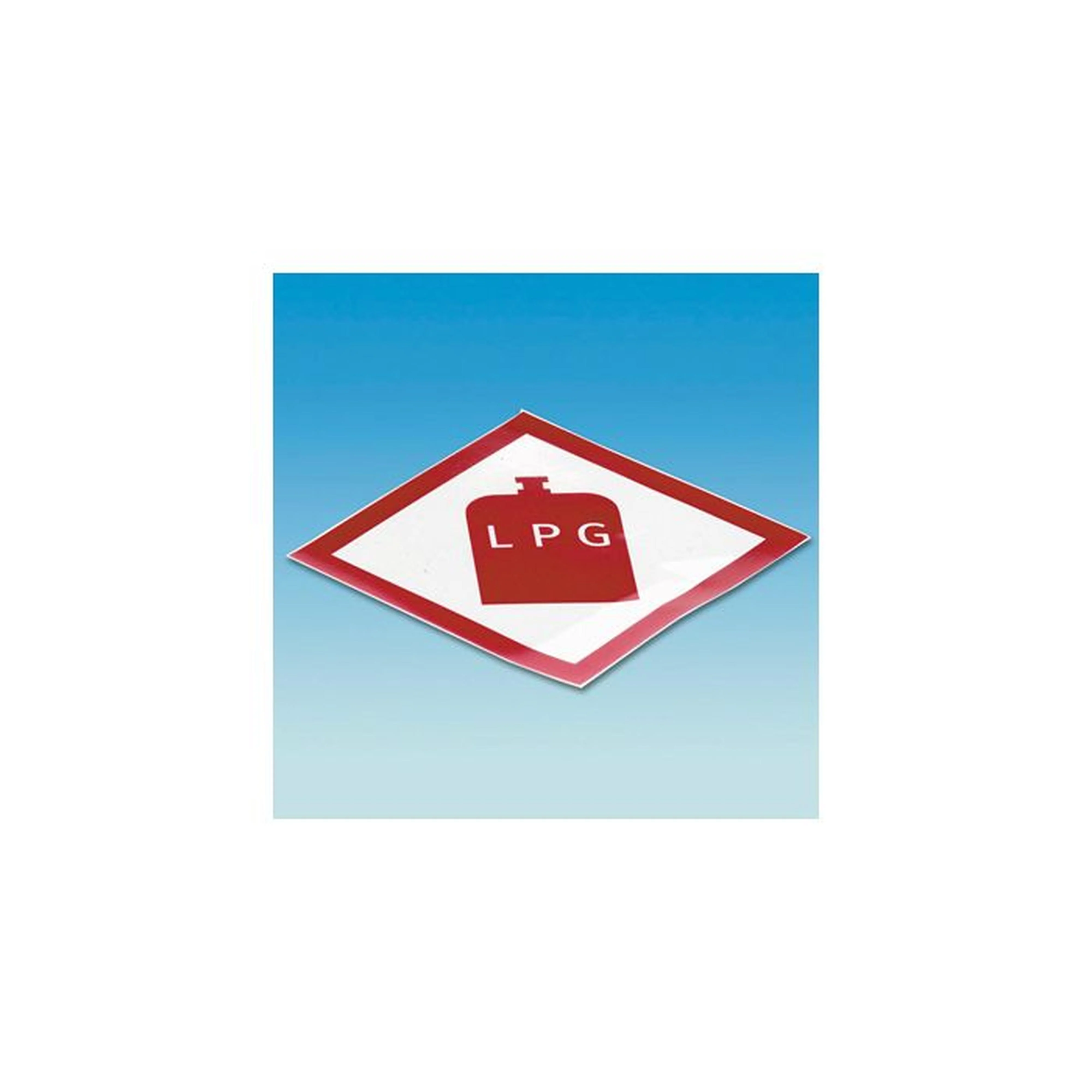 Self Adhesive LPG Sticker