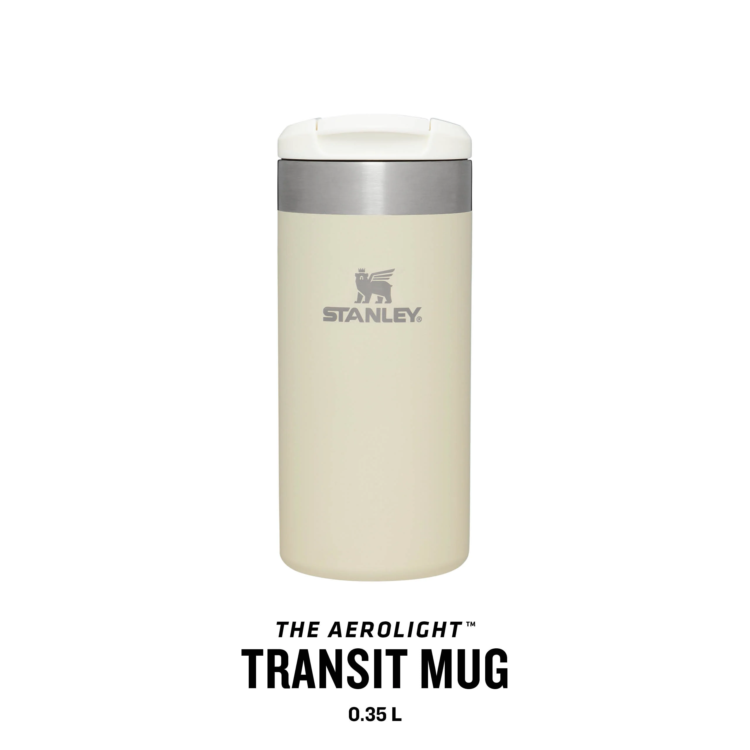 Stanley Aerolight Transit Travel Mug 0.35L Cream Metallic - Image 4