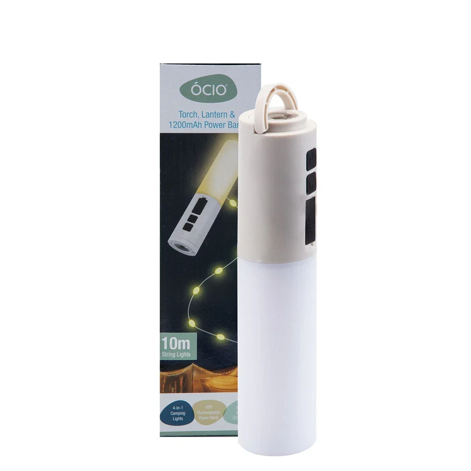 Summit Ocio Multi Function Camping Light 10 m String Light, Lantern & Torch