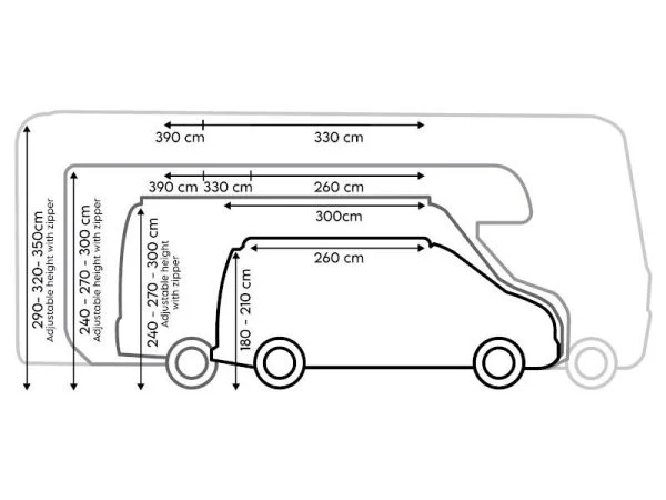 Telta Core 390 AIR Driveaway Awning - Image 6