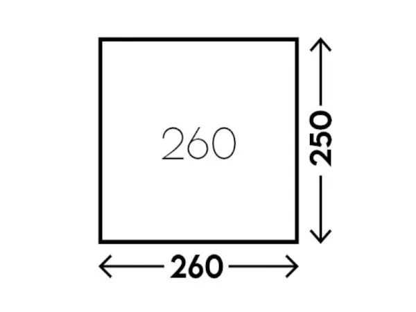 Telta Pace 260 Poled Porch Awning - Image 5