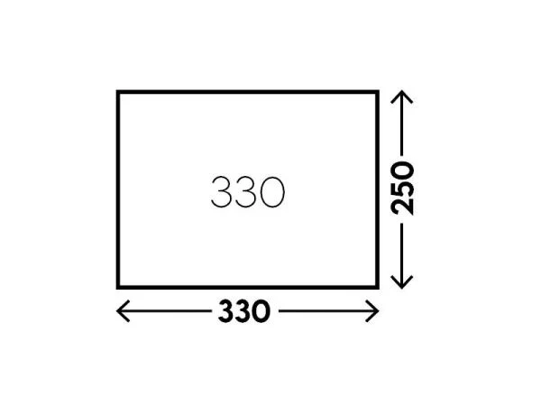Telta Pace 330 Poled Porch Awning - Image 2