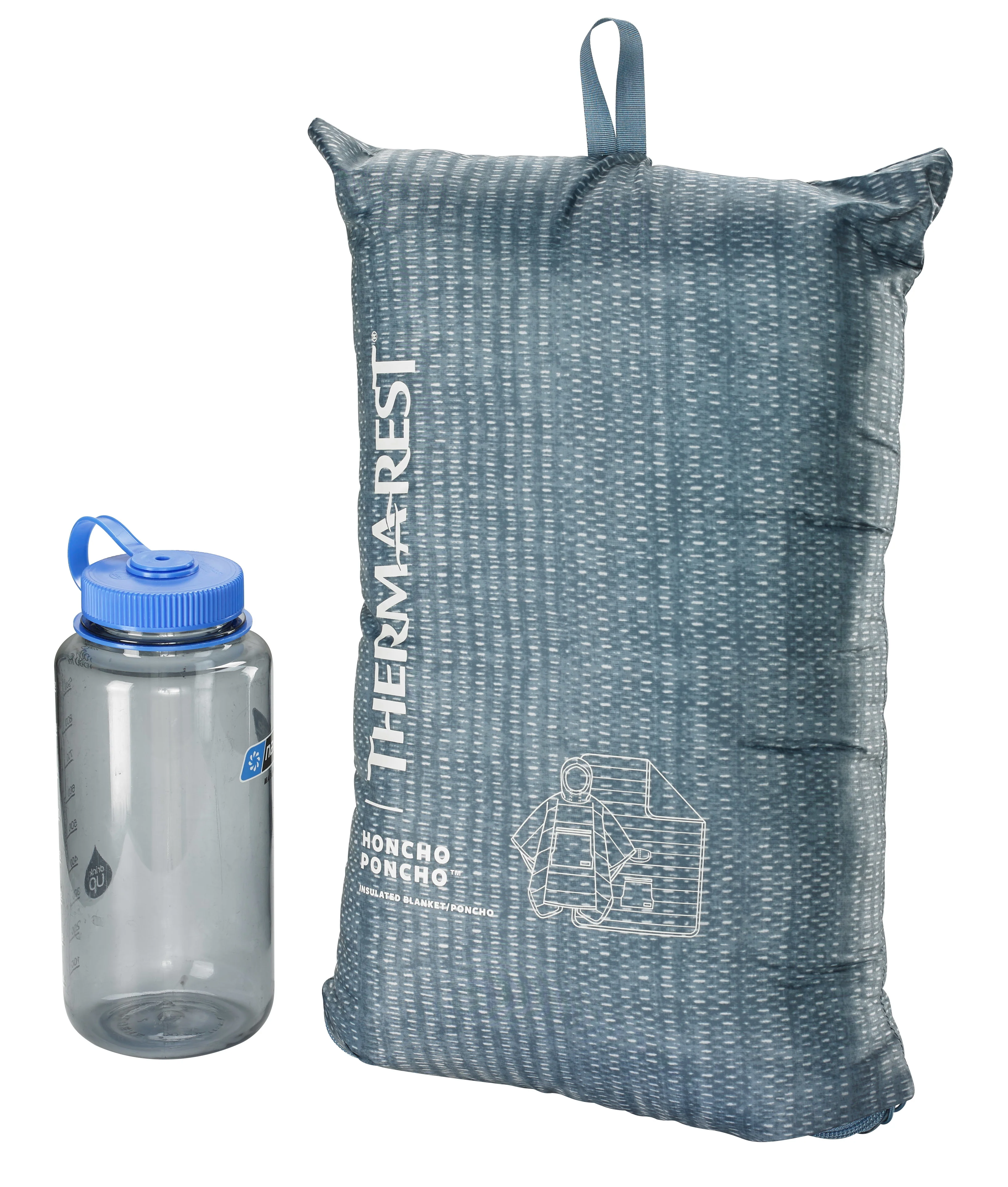 Thermarest Honcho Poncho Blue Woven - Image 5