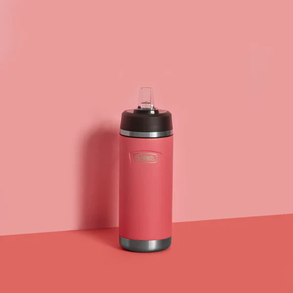 Thermos Icon Flip Lid Water Bottle 530 ml Coral - Image 9