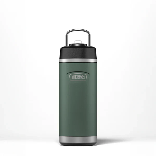 Thermos Icon Flip Lid Water Bottle 530 ml Rock Cap Green