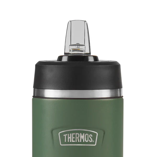 Thermos Icon Flip Lid Water Bottle 530 ml Rock Cap Green - Image 2