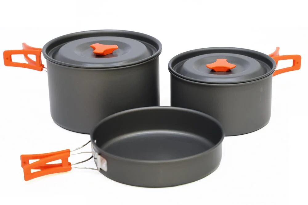 Vango 4 Person Hard Anodised Camping Cook Set - Image 3