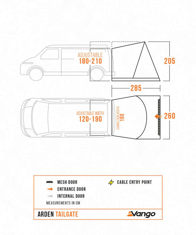 Vango Arden Campervan Tailgate Awning - Image 10