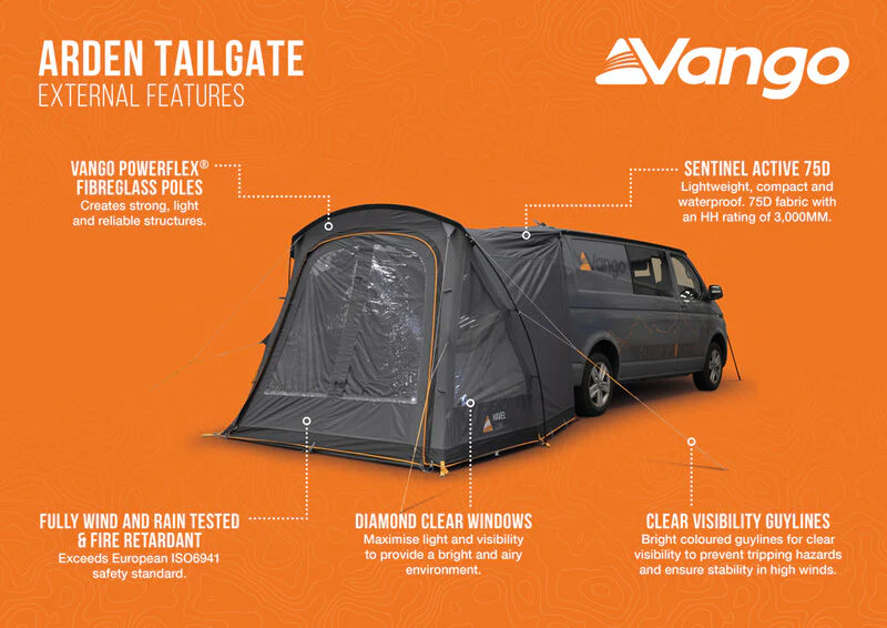 Vango Arden Campervan Tailgate Awning - Image 15