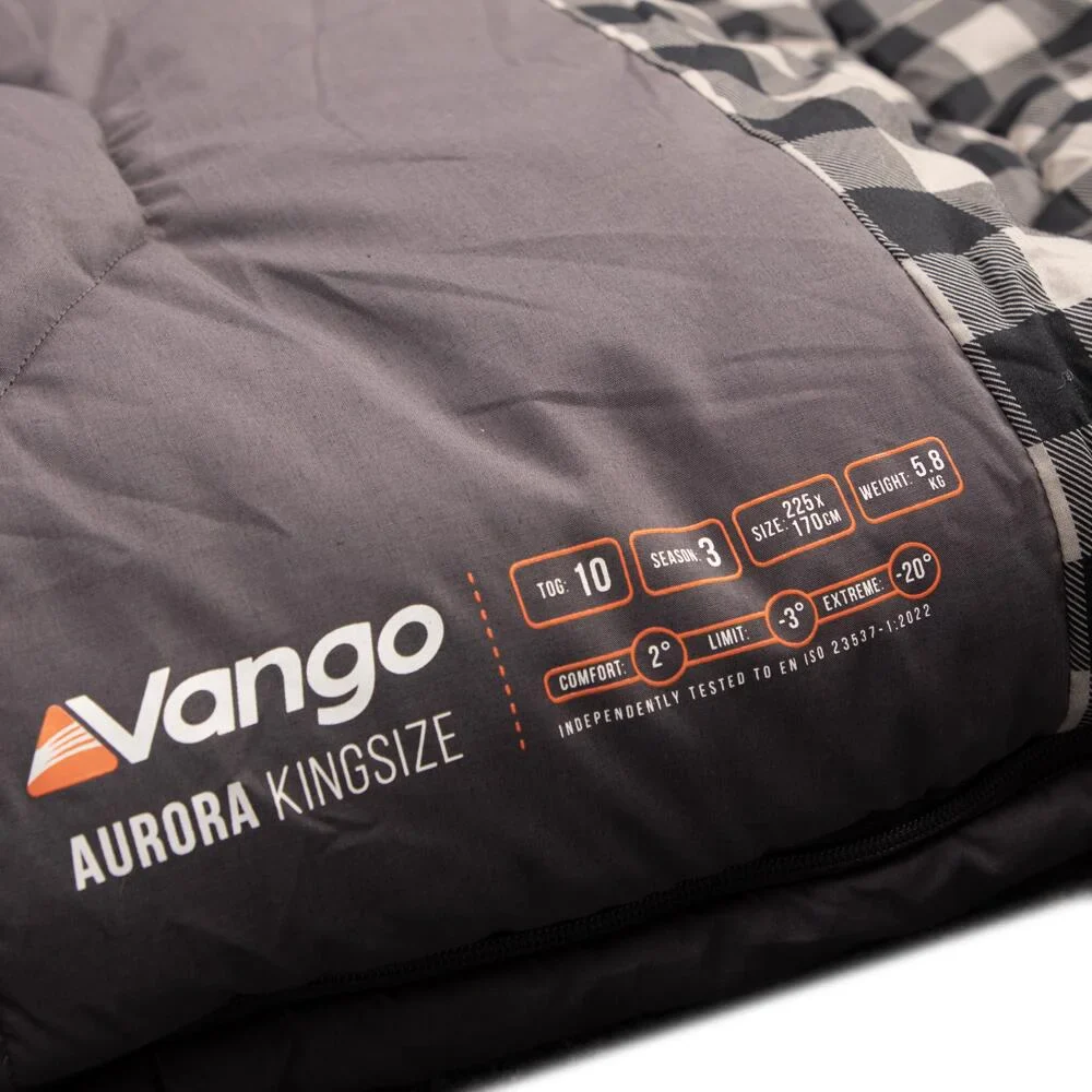 Vango Aurora King Size Double Sleeping Bag - Image 5