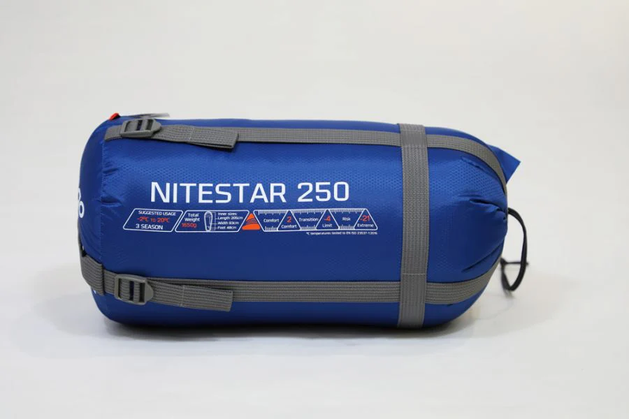 Vango Nitestar Alpha 250 Sleeping Bag Classic Blue - Image 6
