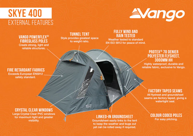 Vango Skye 400 Poled Tent - Image 4