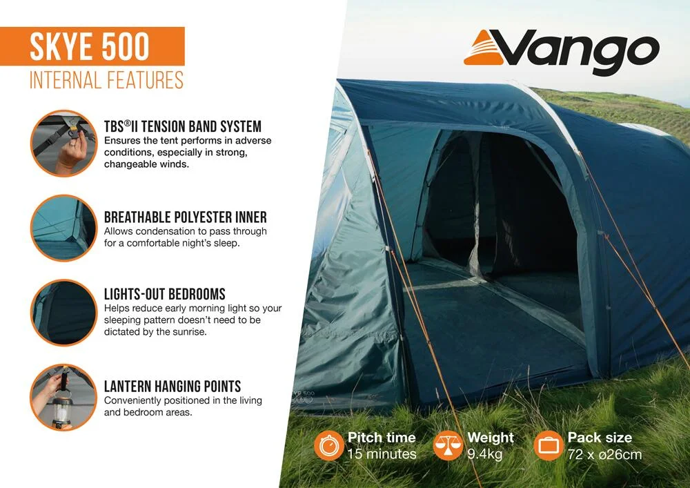 Vango Skye 500 Poled Tent - Image 7