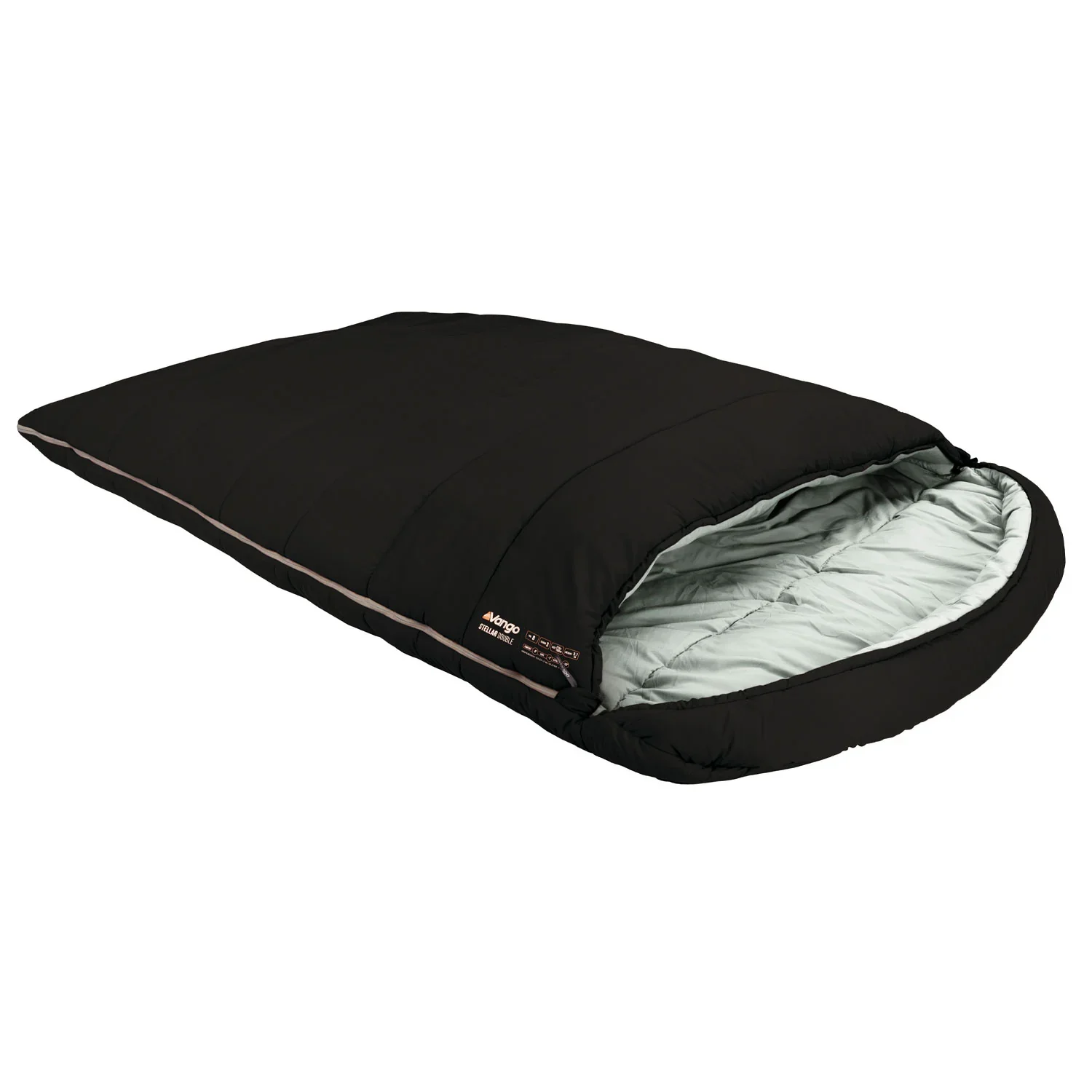 Vango Stellar Double Sleeping Bag Black - Image 3
