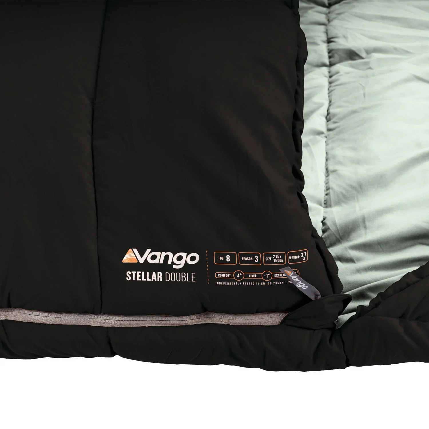 Vango Stellar Double Sleeping Bag Black - Image 4