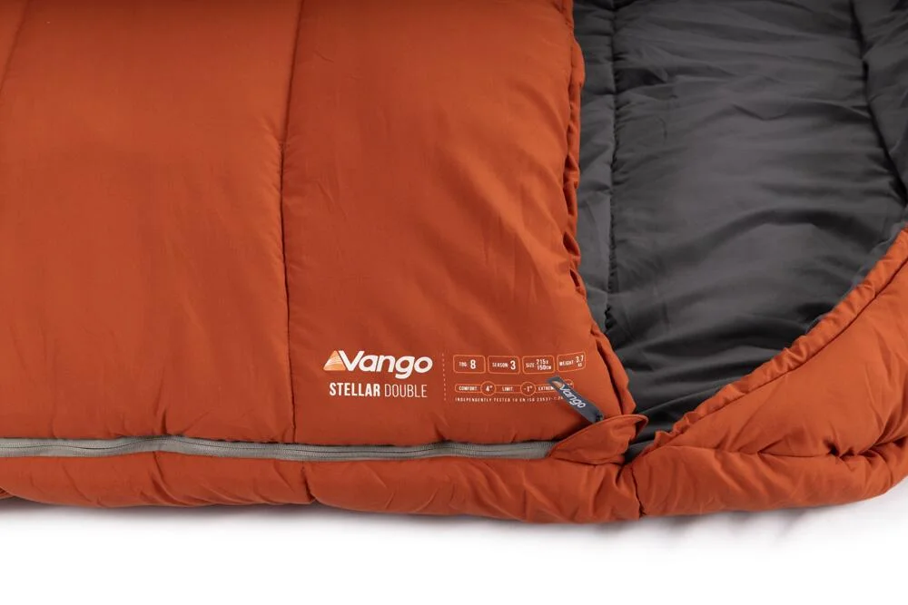 Vango Stellar Double Sleeping Bag Harissa - Image 3