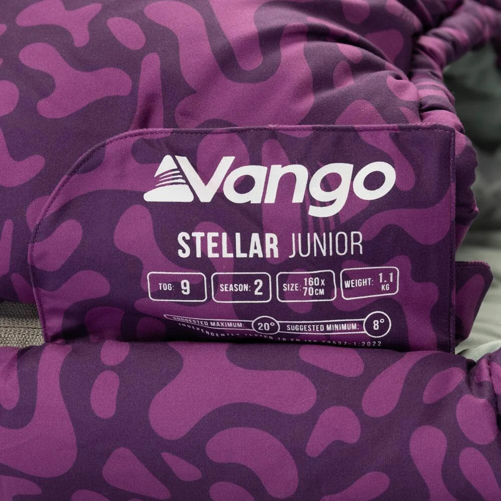 Vango Stellar Junior Sleeping Bag Byzantium - Image 3