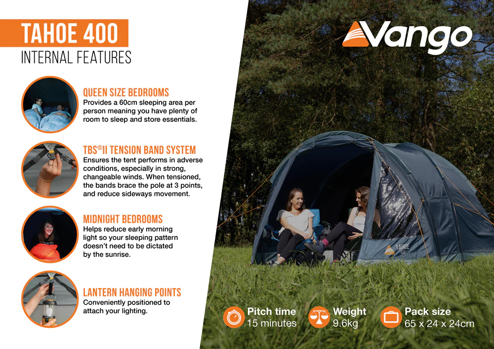 Vango Tahoe 400 Poled Tent - Image 5
