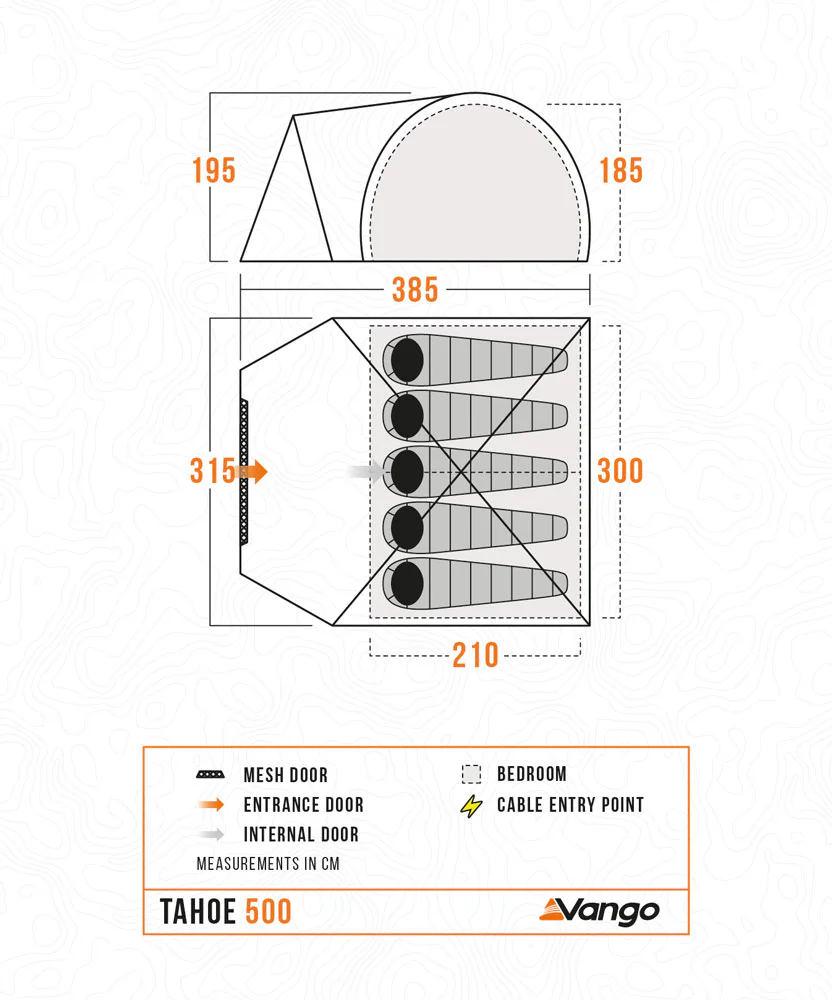 Vango Tahoe 500 Poled Tent - Image 14