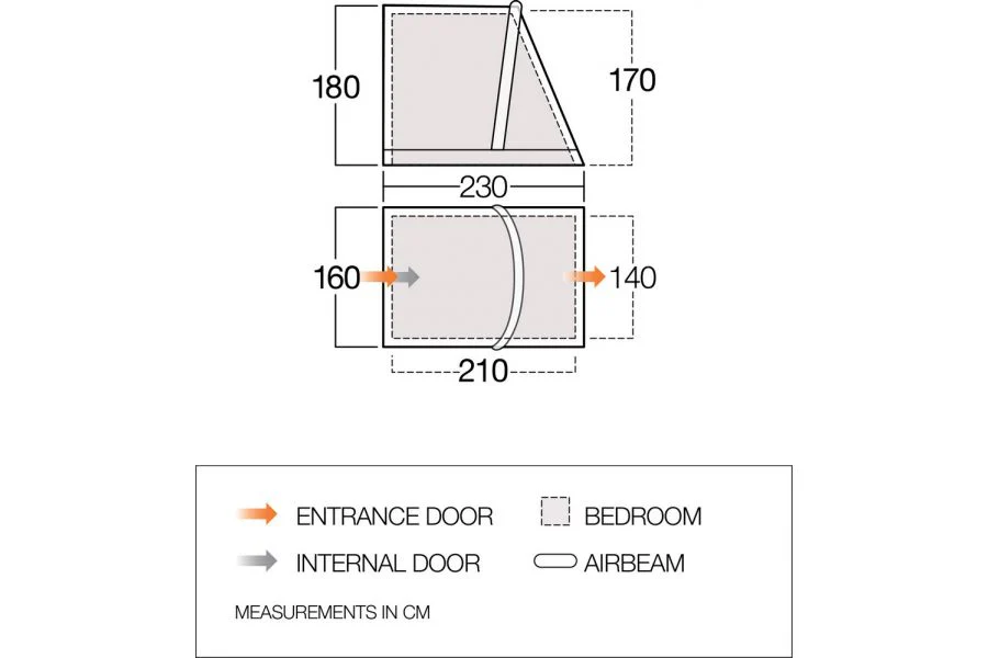 Vango Tall Annex Elements Shield - Balletto - Image 3