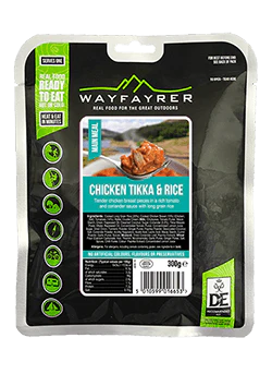 Wayfayrer Chicken Tikka & Rice Camping Food
