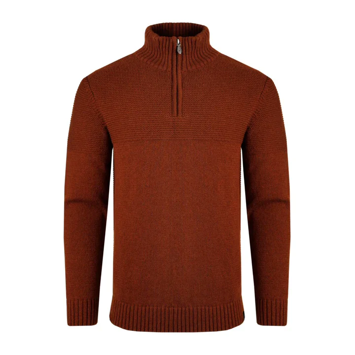 Weird Fish Burnaby 1/4 Zip Knit Jumper - Image 2