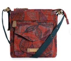 Weird Fish Dibley Printed Canvas Cross Body Bag - Image 3