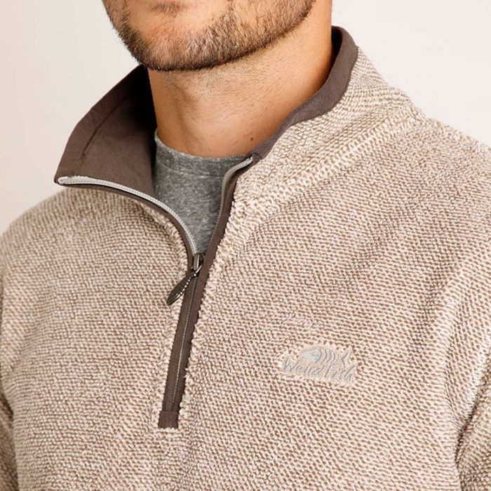 Weird Fish Errill Eco 1/4 Zip Textured Fleece - Image 7