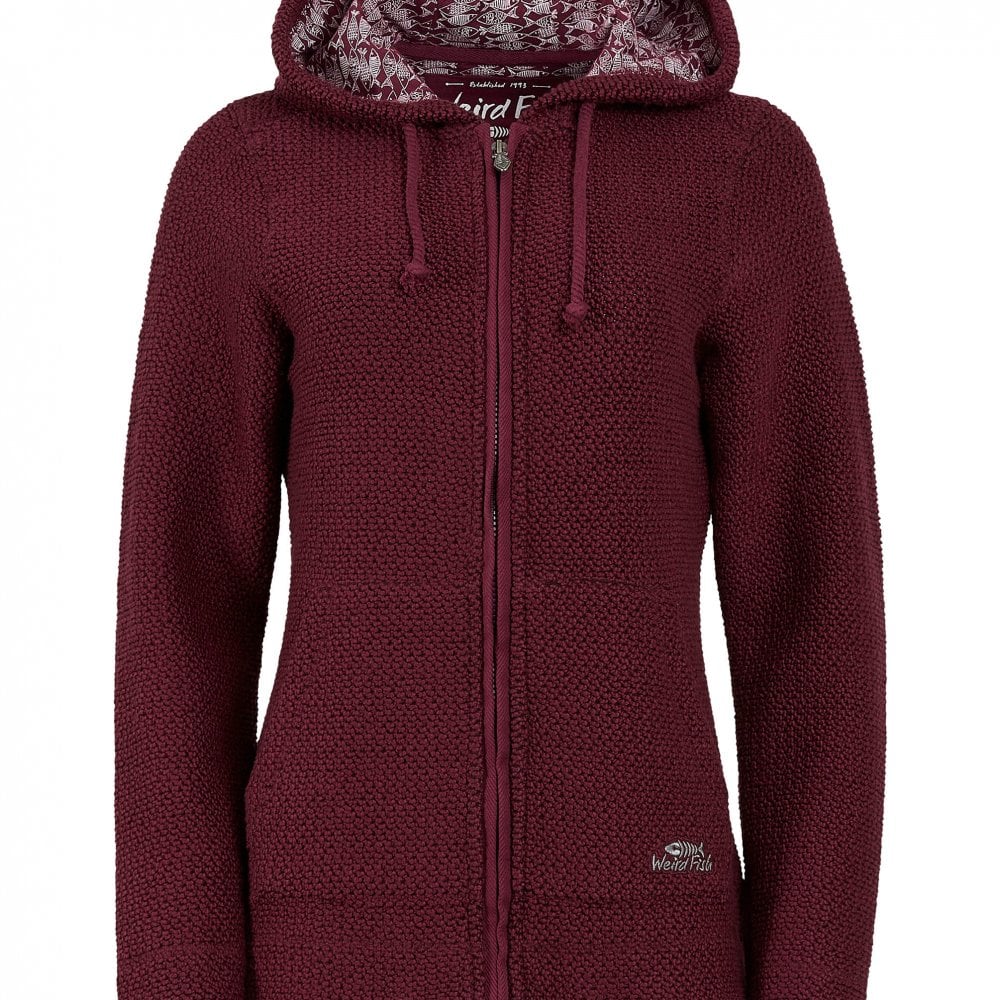 Weird Fish Ladies Weylin Full Zip Macaroni Hoody - Image 4