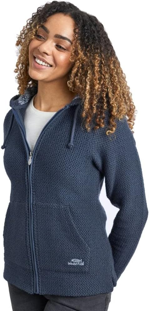 Weird Fish Ladies Weylin Full Zip Macaroni Hoody - Image 7