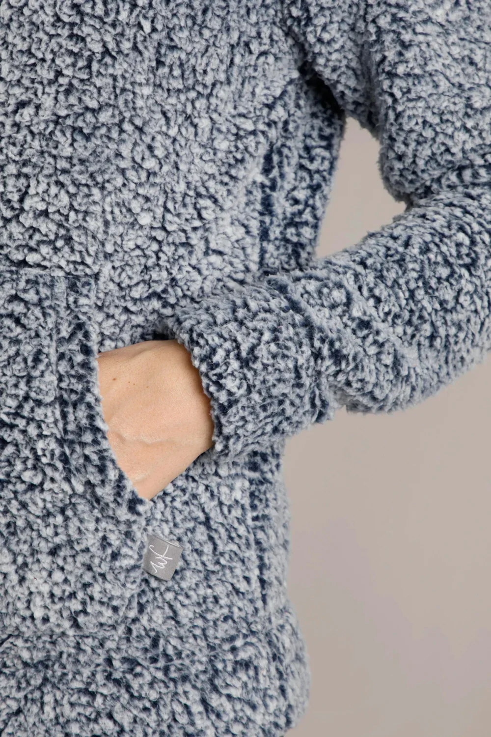 Weird Fish Yara Cosy Fleece Hoody - Image 3